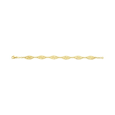 Chaîne maille filigrane en or jaune
