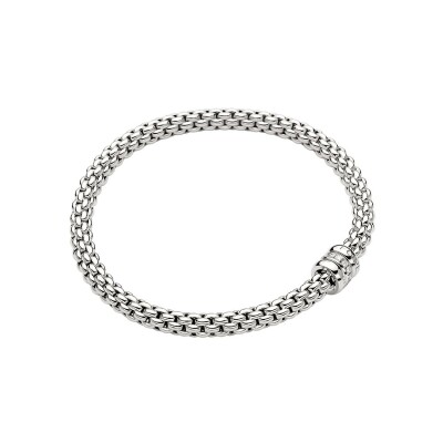 Bracelet FOPE SOLO en or blanc et diamants