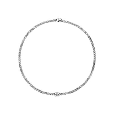 Collier FOPE SOLO en or blanc et diamants