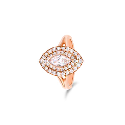 Bague Harem en or rose et diamants