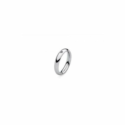 Bague QUDO Basic en acier, taille 52