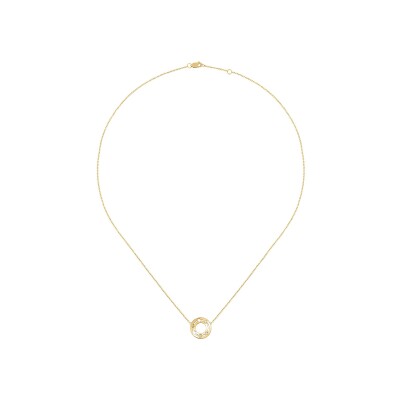 Collier Pulse dinh van en or jaune et diamants