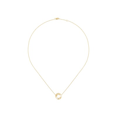 Collier Pulse dinh van en or jaune et diamants