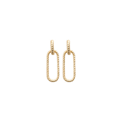 Boucles d'oreilles en plaqué or