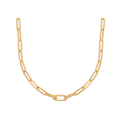 Bracelet en plaqué or, 19cm
