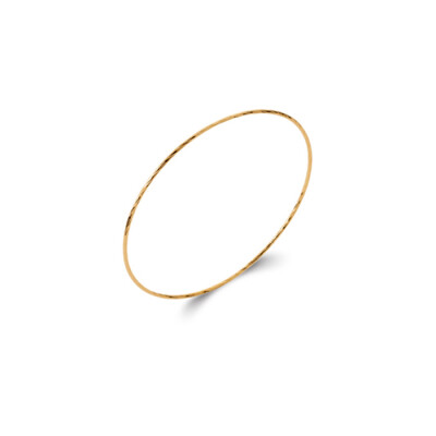 Bracelet jonc en plaqué or