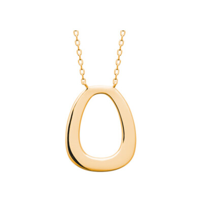 Collier en plaqué or, 45cm