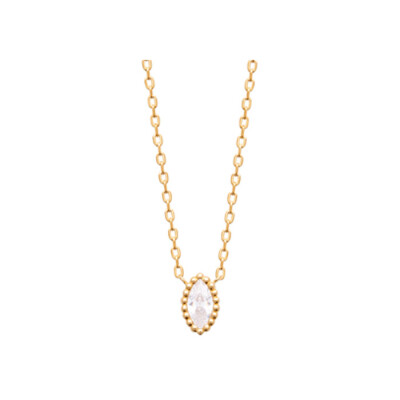 Collier en plaqué or, 45cm