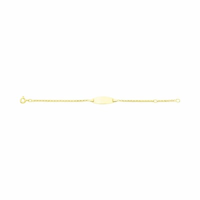 Bracelet gourmette en or jaune