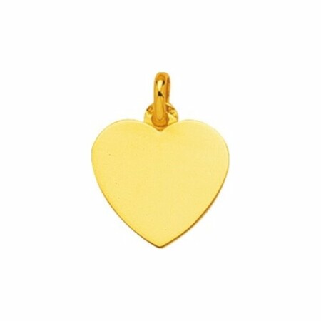 Pendentif coeur en or jaune