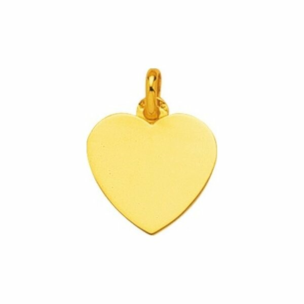 Pendentif coeur en or jaune