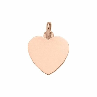 Pendentif coeur en or rose