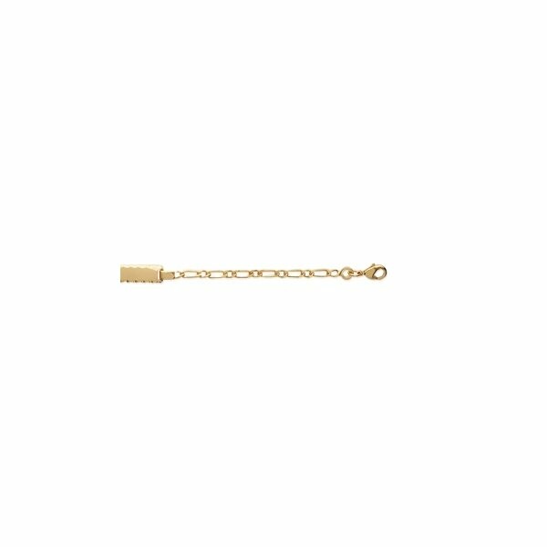 Bracelet en plaqué or, 16cm