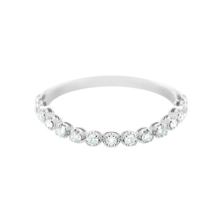 Bague RedLine Marilyn avec diamants 0.27ct en serti clos, or blanc