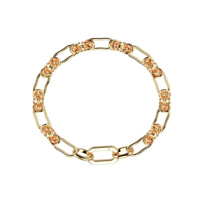 Mono boucle d'oreille Les Cadettes Rock en acier finition dorée