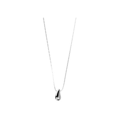 Collier Les Cadettes Etna en acier finition argentée