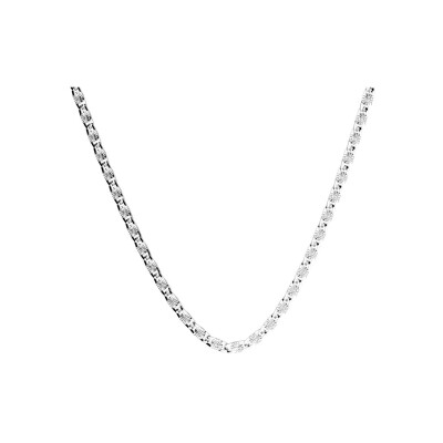 Collier Les Cadettes Radiosa en acier finition argentée