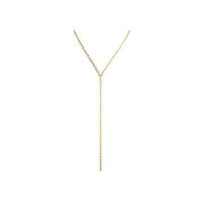 Collier Les Cadettes Radiosa en acier finition dorée