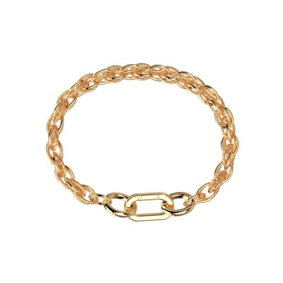 Bracelet Les Cadettes Rock en acier finition dorée