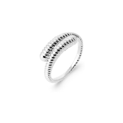 Bague en argent rhodié