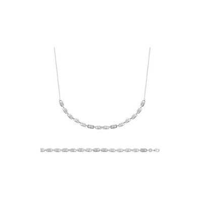 Bracelet en argent rhodié