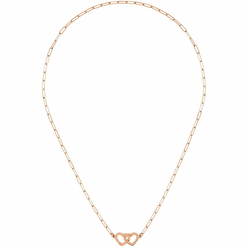 dinh van Double Coeurs R9 necklace, rose gold