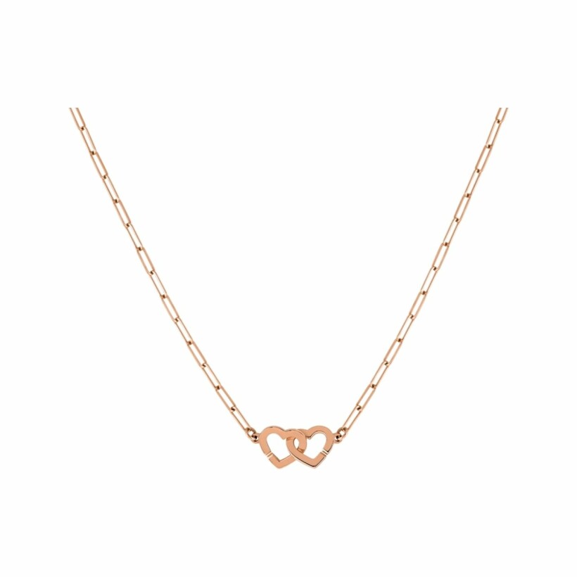dinh van Double Coeurs R9 necklace, rose gold