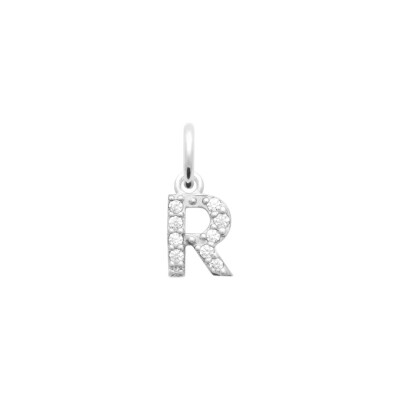 Pendentif en argent et oxydes de zirconium