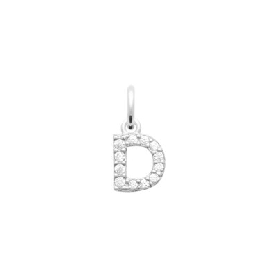 Pendentif en argent et oxydes de zirconium