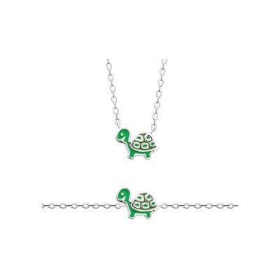 Bracelet en argent et laque