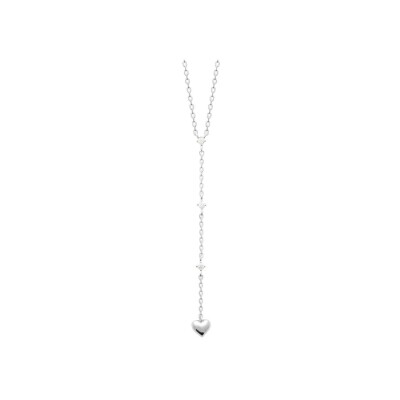 Collier en argent et oxydes de zirconium