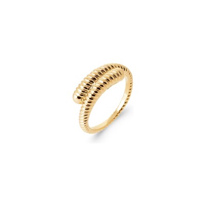 Bague en plaqué or 