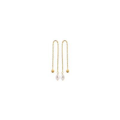 Boucles d'oreilles en plaqué or 