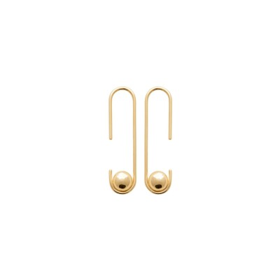 Boucles d'oreilles en plaqué or 