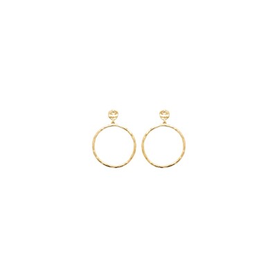 Boucles d'oreilles en plaqué or 