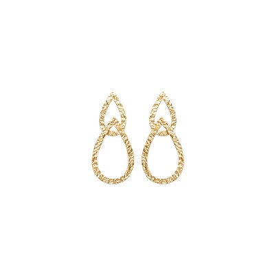 Boucles d'oreilles en plaqué or 
