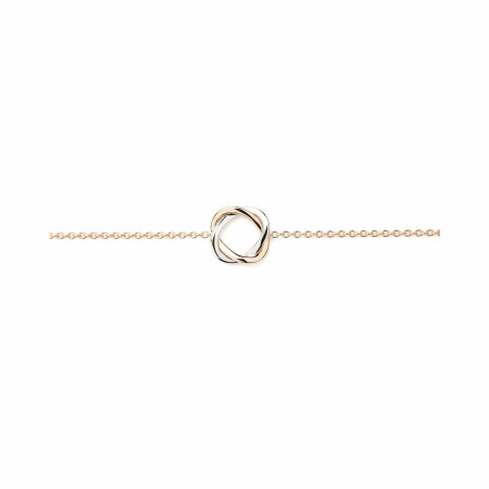 Bracelet Poiray Tresse PM en or blanc, or rose