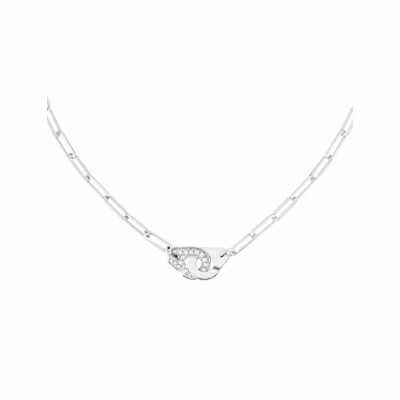 Collier Menottes dinh van R12 en or blanc et diamants