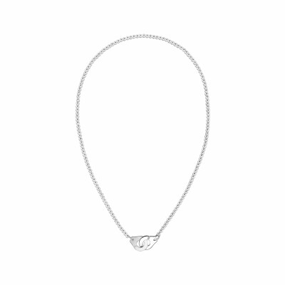 Collier Menottes dinh van R12 en Argent et perles d'argent