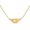 Collier Menottes dinh van R12 en or jaune et diamants