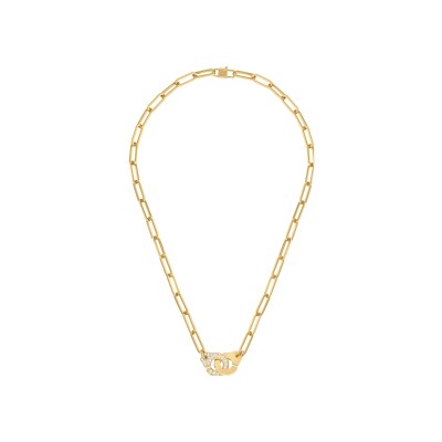 Collier Menottes dinh van R13.5 en or jaune et diamants