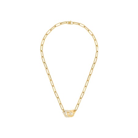 Menottes dinh van R13.5 necklace, yellow gold, diamonds