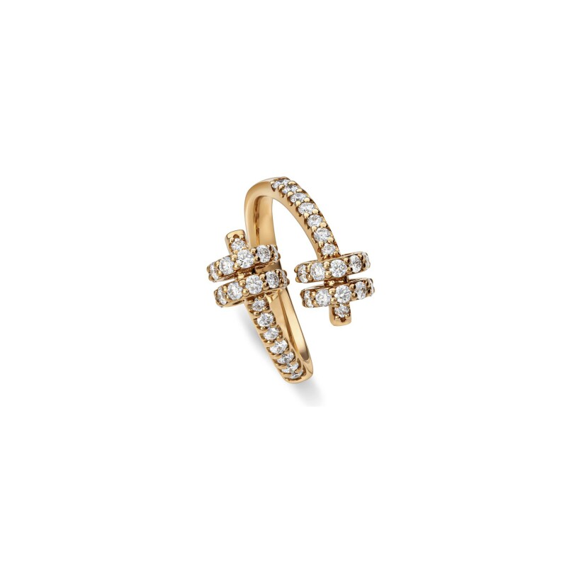 Doux Obsession ring, rose gold and diamond