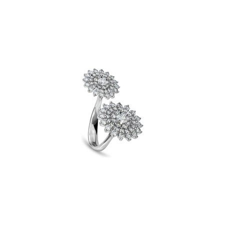 Bague Doux en or blanc et diamants