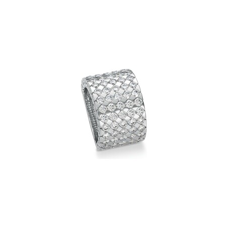 Bague Doux en or blanc et diamants