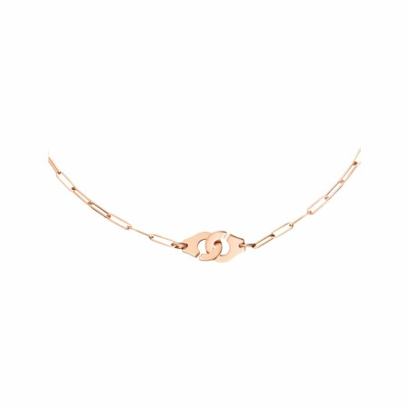 Collier Menottes dinh van R10 en or rose