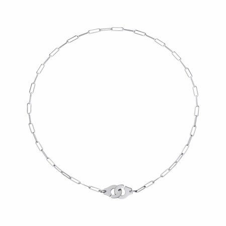 Collier Menottes dinh van en or blanc 