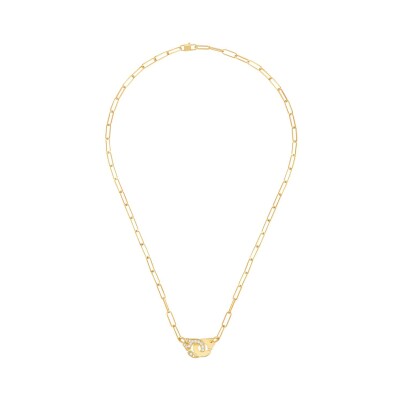 Collier Menottes dinh van R10 en or jaune et diamants