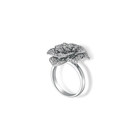 Bague Doux en or blanc et diamants