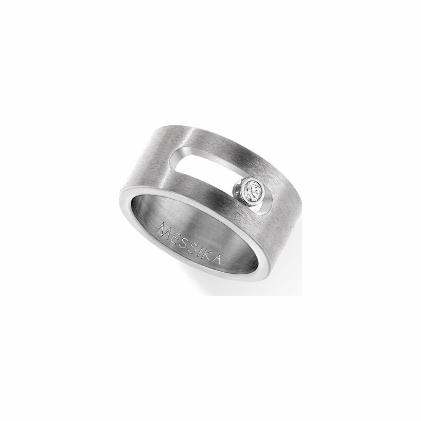 Messika Move Titanium Naturel ring, titanium, diamond